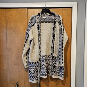 Luxky brand sweater cardigan 1X